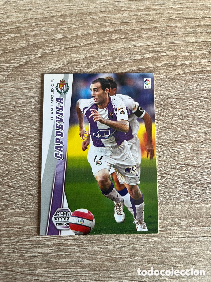 Coleccionismo cromos antiguos: 336 CAPDEVILLA MEGACRACKS MGK 2008 2009 08 09 REAL VALLADOLID