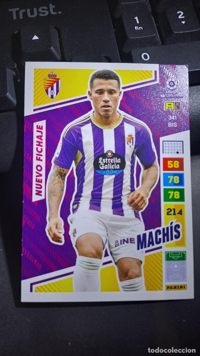Coleccionismo cromos antiguos: ADRENALYN XL MACHIS 341 BIS NUEVO FICHAJE VALLADOLID CROMO LIGA 2022 2023 22 23 PANINI