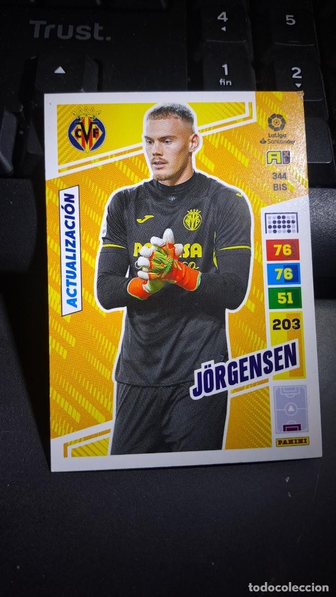 Coleccionismo cromos antiguos: ADRENALYN XL JORGENSEN 344 BIS ACTUALIZACION VILLARREAL CROMO LIGA 2022 2023 22 23 PANINI