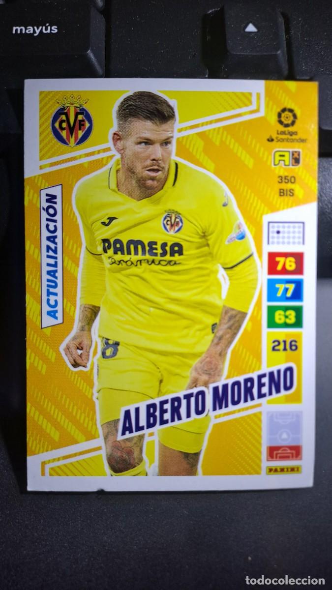 Coleccionismo cromos antiguos: ADRENALYN XL ALBERTO MORENO 350 BIS ACTUALIZACION VILLARREAL CROMO LIGA 2022 2023 22 23 PANINI