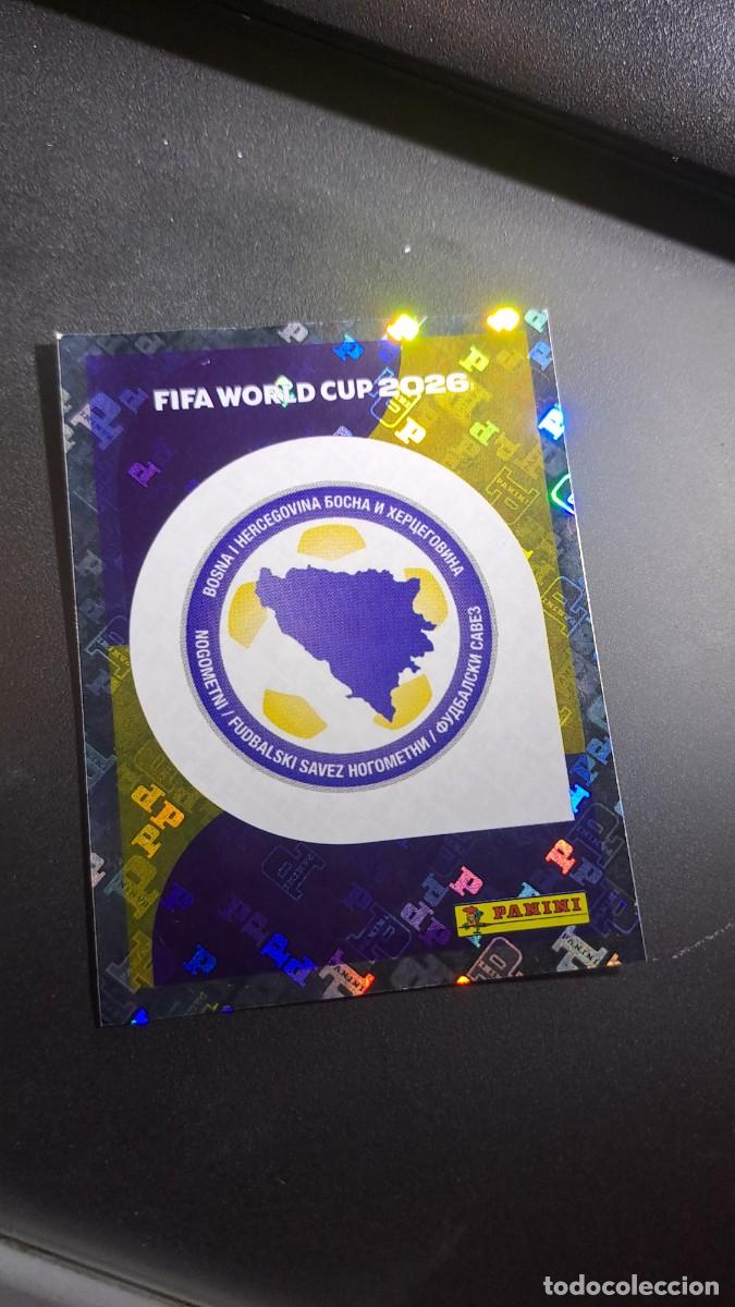 Coleccionismo cromos antiguos: CROMO ESCUDO BOSNIA HERZEGOVINA 1 BIH 1 FIFA WORLD CUP 2026 MUNDIAL PANINI NUNCA PEGADO