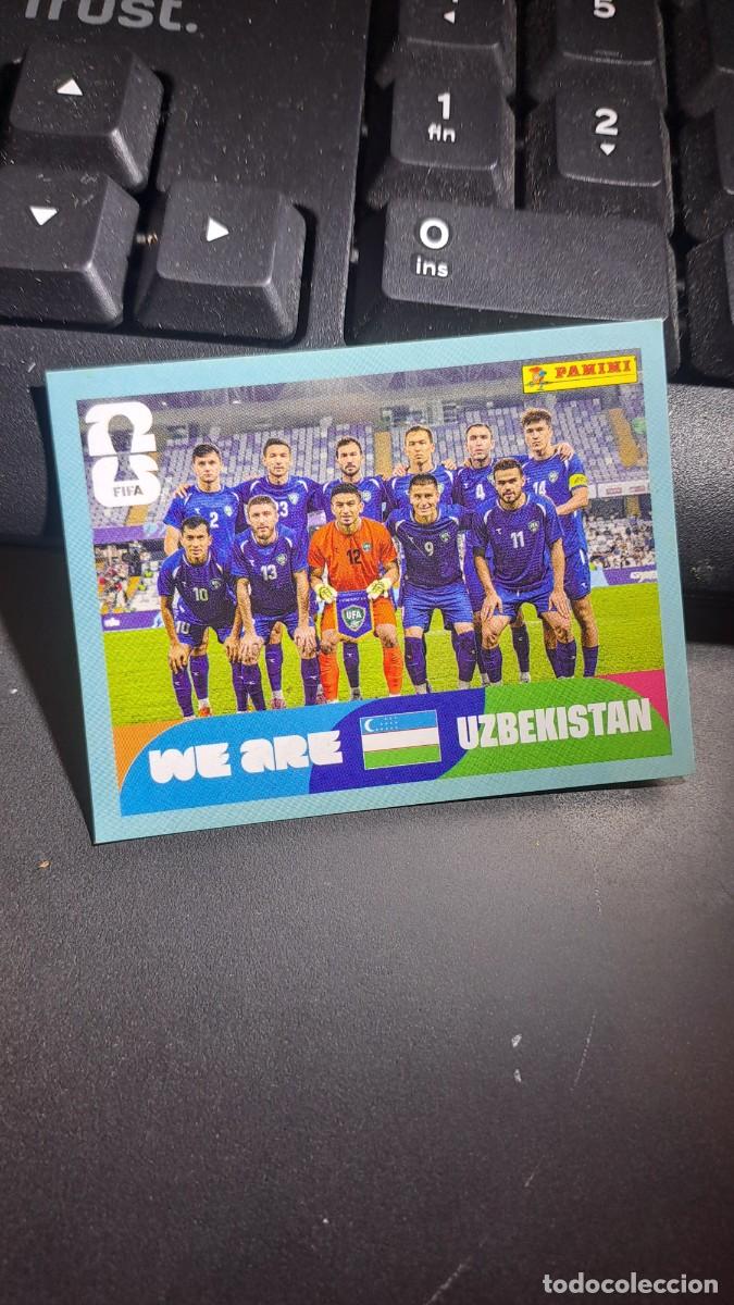 Coleccionismo cromos antiguos: CROMO ALINEACION EQUIPO UZB 13 UZBEKISTAN 13 FIFA WORLD CUP 2026 MUNDIAL PANINI NUNCA PEGADO