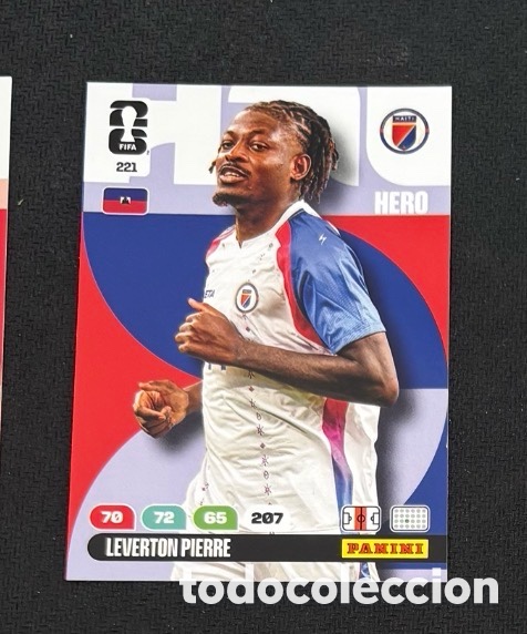 Coleccionismo cromos antiguos: 221 LEVERTON PIERRE HAIT&Iacute; FIFA WORLD CUP MUNDIAL 2026