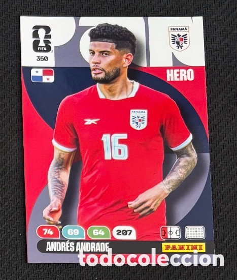 Coleccionismo cromos antiguos: 350 ANDR&Eacute;S ANDRADE PANAM&Aacute; FIFA WORLD CUP MUNDIAL 2026