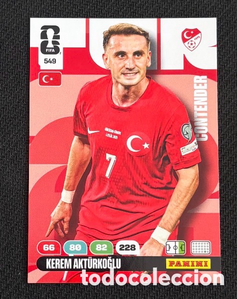 Coleccionismo cromos antiguos: 549 ARTURKOGLU TURQU&Iacute;A FIFA WORLD CUP MUNDIAL 2026