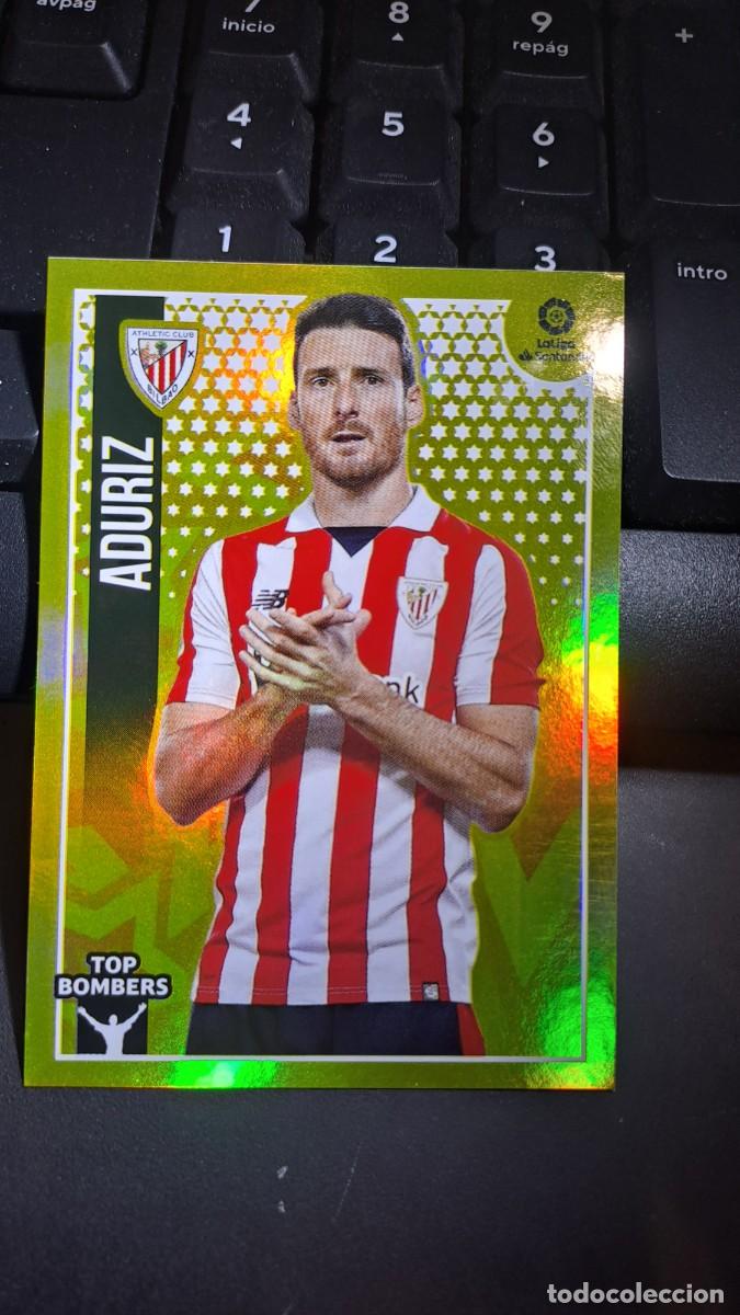Coleccionismo cromos antiguos: CROMO ADURIZ 1 TOP BOMBERS 1 ATHLETIC CLUB DE BILBAO LIGA 2018 2019 18 19 ESTE PANINI NUNCA PEGADO