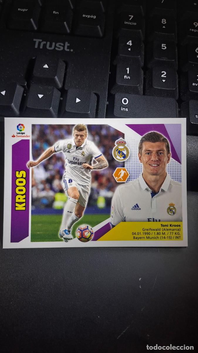 Coleccionismo cromos antiguos: CROMO KROOS 10 REAL MADRID LIGA 2017 2018 17 18 ESTE PANINI NUNCA PEGADO