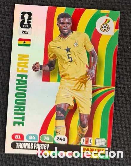 Coleccionismo cromos antiguos: 202 THOMAS PARTEY GHANA FIFA WORLD CUP MUNDIAL 2026