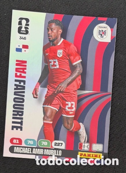Coleccionismo cromos antiguos: 346 MURILLO FAN FAVOURITE PANAM&Aacute; FIFA WORLD CUP MUNDIAL 2026
