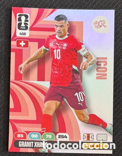 Coleccionismo cromos antiguos: 456 XHAKA SUIZA ICON FIFA WORLD CUP MUNDIAL 2026