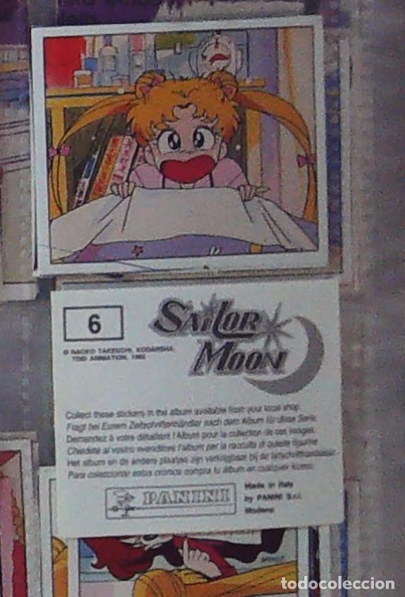 Coleccionismo cromos antiguos: sailor moon guerrero luna panini cromo nuevo nunca pegado n 6