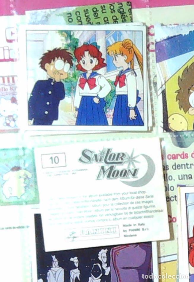 Coleccionismo cromos antiguos: sailor moon guerrero luna panini cromo nuevo nunca pegado n 10