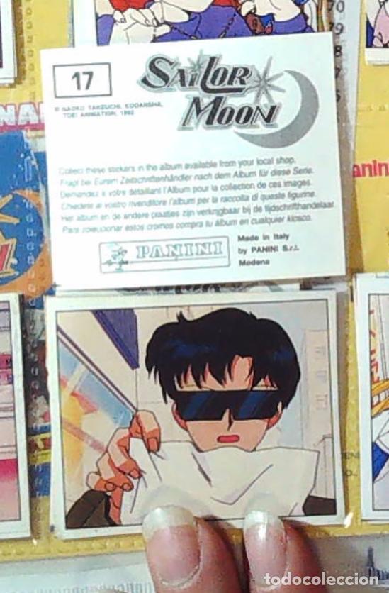 Coleccionismo cromos antiguos: sailor moon guerrero luna panini cromo nuevo nunca pegado n 17