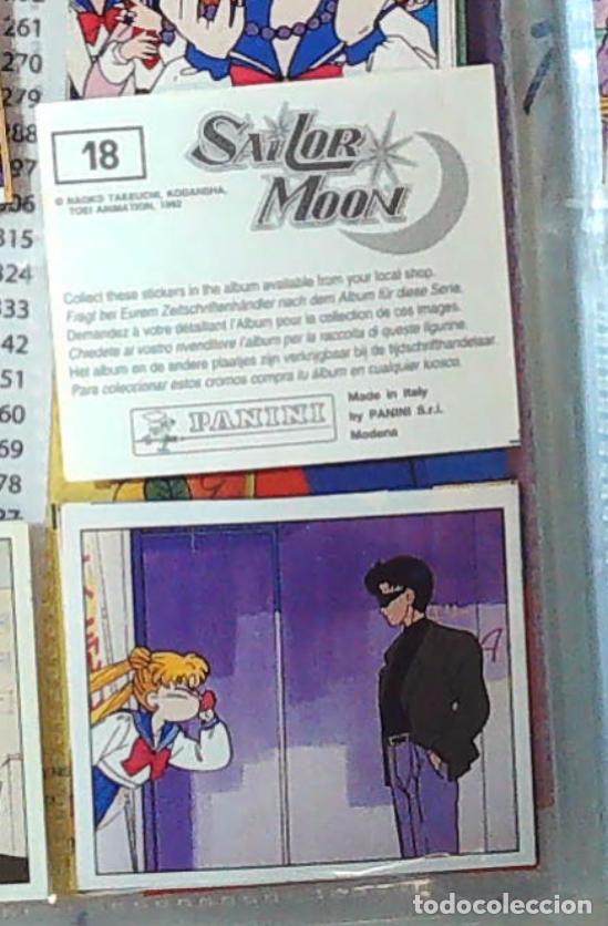 Coleccionismo cromos antiguos: sailor moon guerrero luna panini cromo nuevo nunca pegado n 18