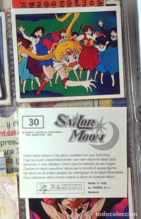 Coleccionismo cromos antiguos: sailor moon guerrero luna panini cromo nuevo nunca pegado n 30
