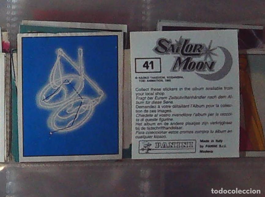 Coleccionismo cromos antiguos: sailor moon guerrero luna panini cromo nuevo nunca pegado n 41