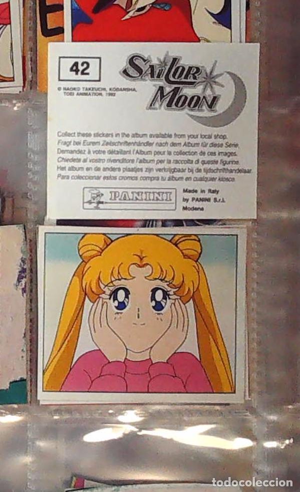 Coleccionismo cromos antiguos: sailor moon guerrero luna panini cromo nuevo nunca pegado n 42