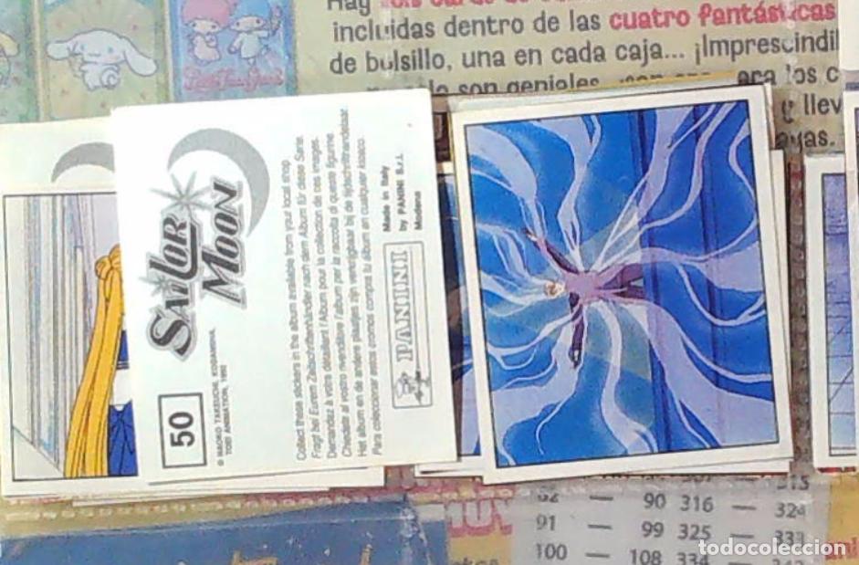 Coleccionismo cromos antiguos: sailor moon guerrero luna panini cromo nuevo nunca pegado n 50