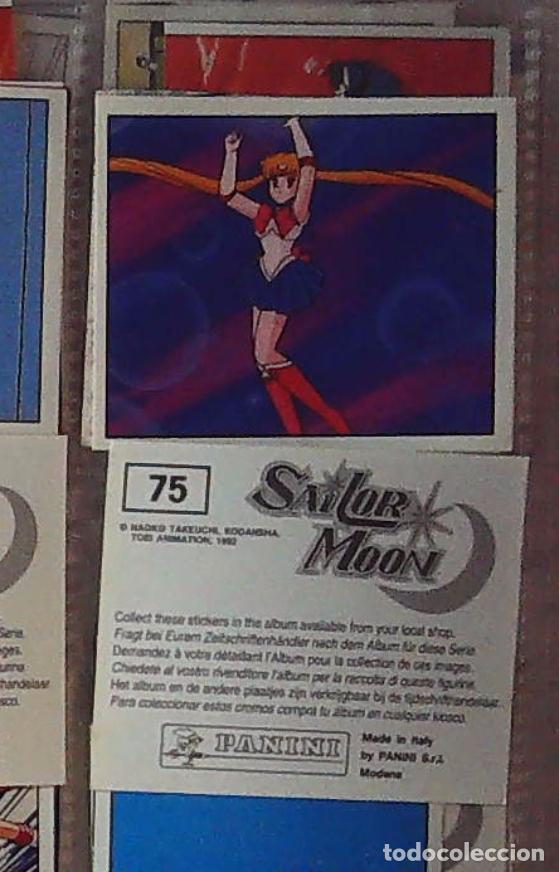 Coleccionismo cromos antiguos: sailor moon guerrero luna panini cromo nuevo nunca pegado n 75