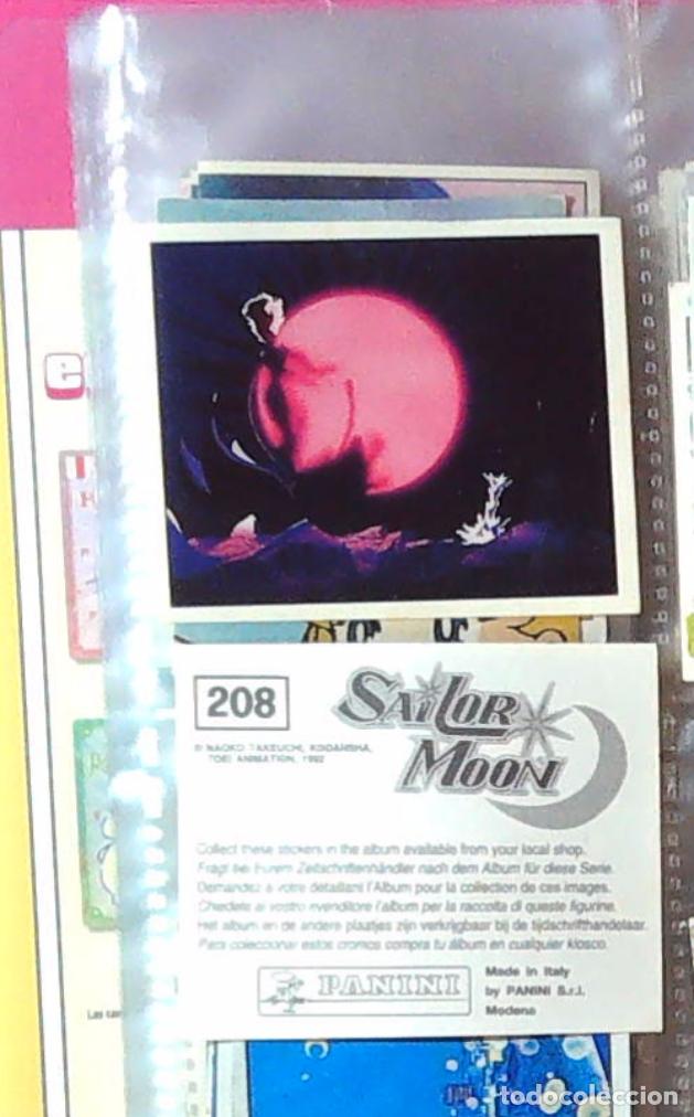 Coleccionismo cromos antiguos: sailor moon guerrero luna panini cromo nuevo nunca pegado n 208