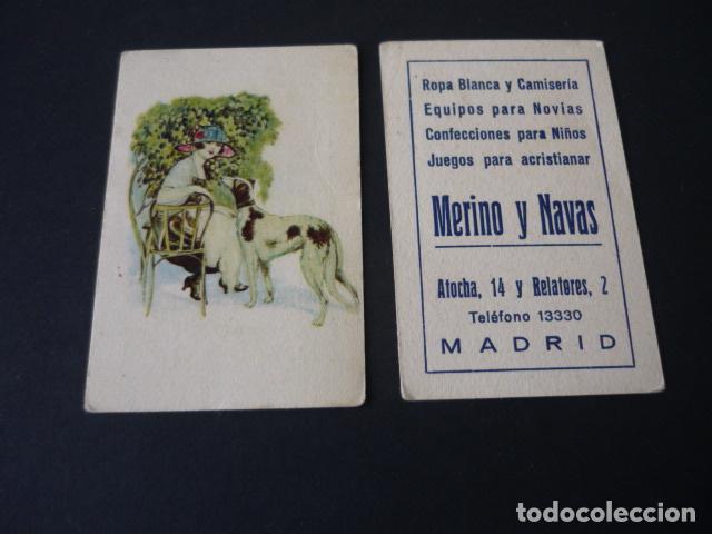 Collezionismo Figurine antiche: MADRID MERINO Y NAVAS ROPA BLANCA Y CAMISERIA CROMO PUBLICITARIO
