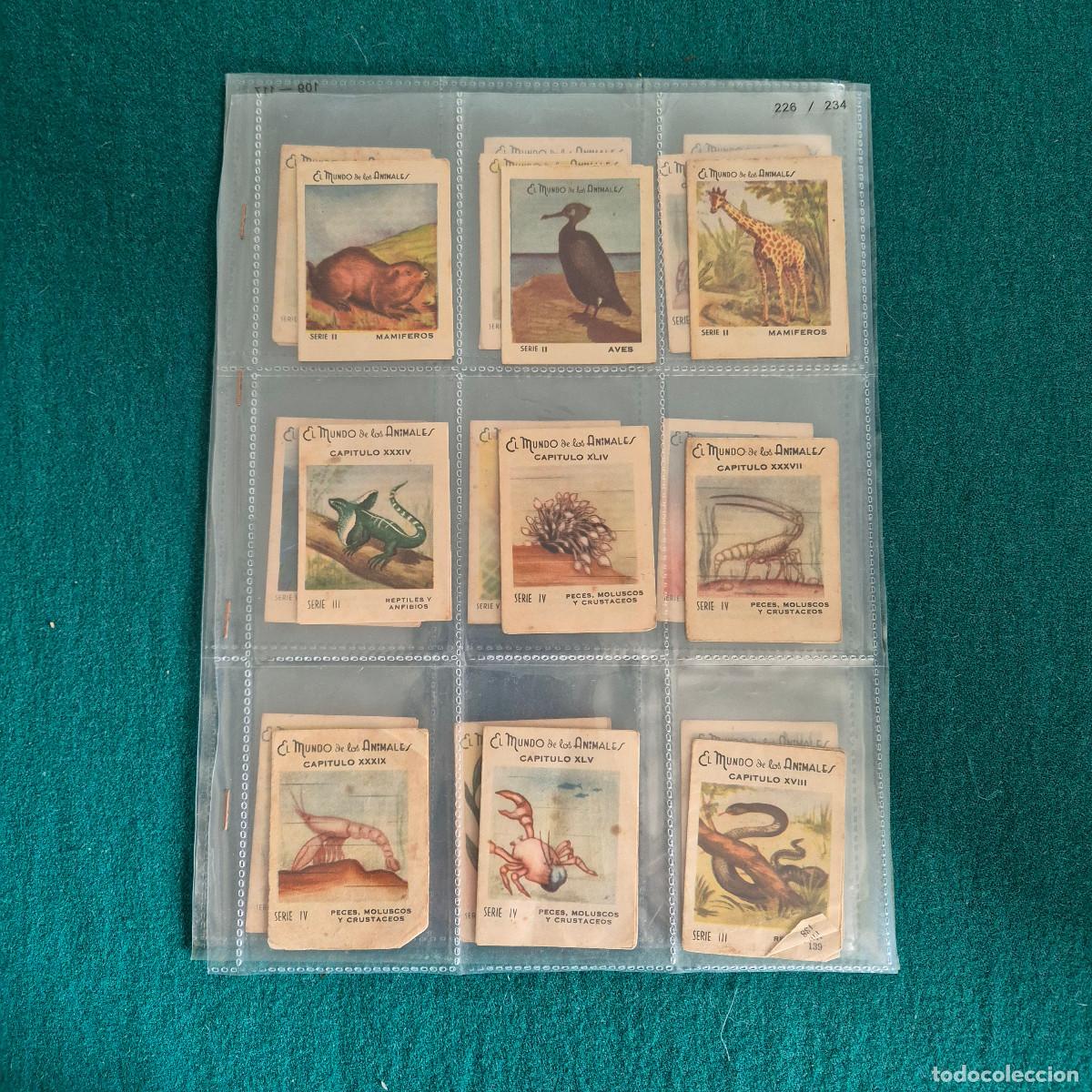 Collectable Antique Stickers: 21 CROMOS OBSEQUIOS DE LA MASCOTA EL MUNDO DE LOS ANIMALES