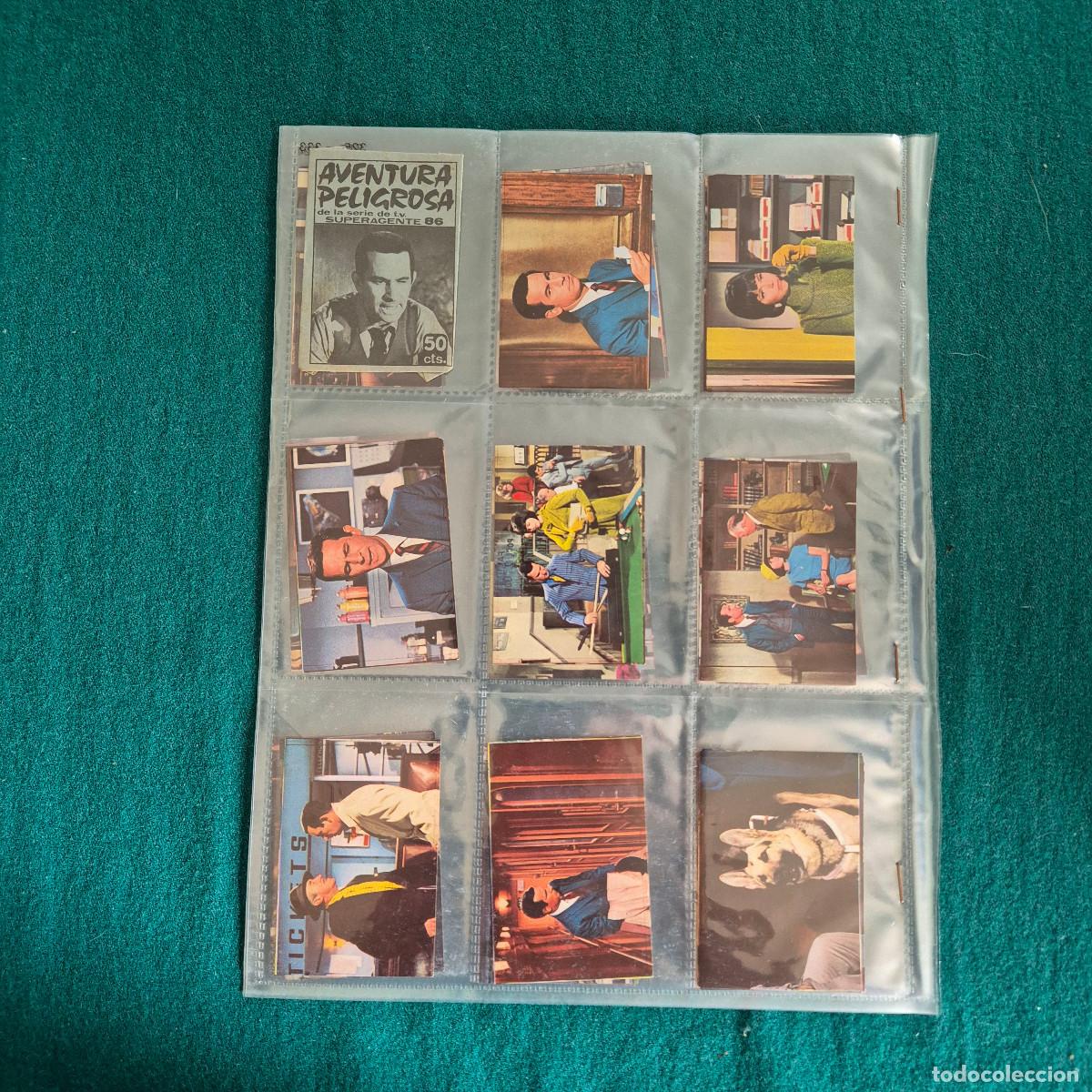 Collezionismo Figurine antiche: 31 CROMOS Y SOBRE VACIO AVENTURA PELIGROSA SUPERAGENTE 86
