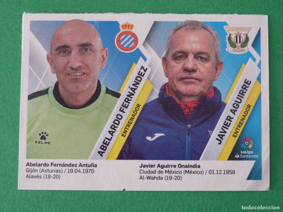 Coleccionismo cromos antiguos: CROMO FUTBOL ABELARDO AGUIRRE ESPA&Ntilde;OL LEGANES SIN PEGAR FICHAJE 42 INVIERNO ESTE 2019-2020/19-20