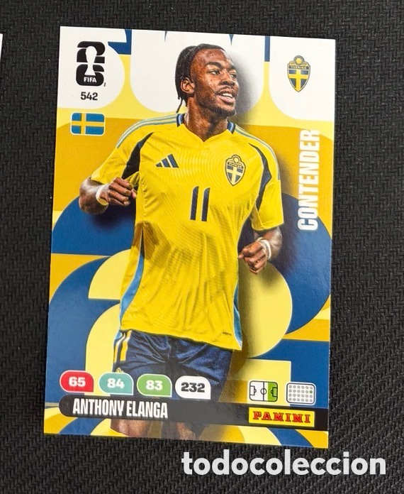 Coleccionismo cromos antiguos: 542 ELANGA SUECIA FIFA WORLD CUP MUNDIAL 2026