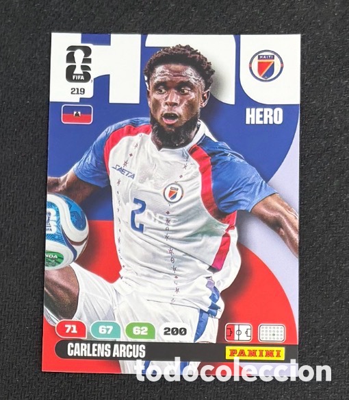 Coleccionismo cromos antiguos: 219 ARCUS HAIT&Iacute; FIFA WORLD CUP MUNDIAL 2026