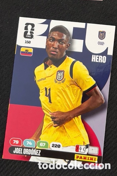 Coleccionismo cromos antiguos: 150 JOEL ORD&Oacute;&Ntilde;EZ ECUADOR FIFA WORLD CUP MUNDIAL 2026