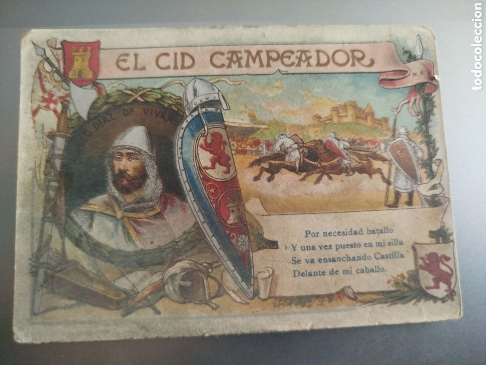 Coleccionismo cromos antiguos: El Cid Campeador, n&uacute;m. 1, Chocolate Barons y Artigas
