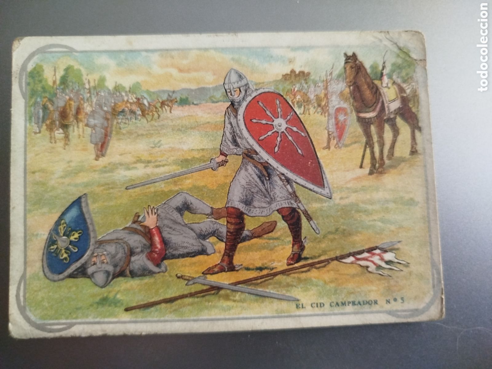 Coleccionismo cromos antiguos: El Cid Campeador, n&uacute;m. 5, Chocolate Barons y Artigas