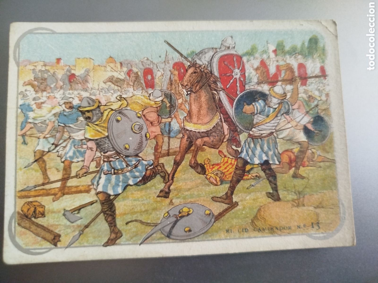 Coleccionismo cromos antiguos: El Cid Campeador, n&uacute;m. 13, Chocolate Barons y Artigas