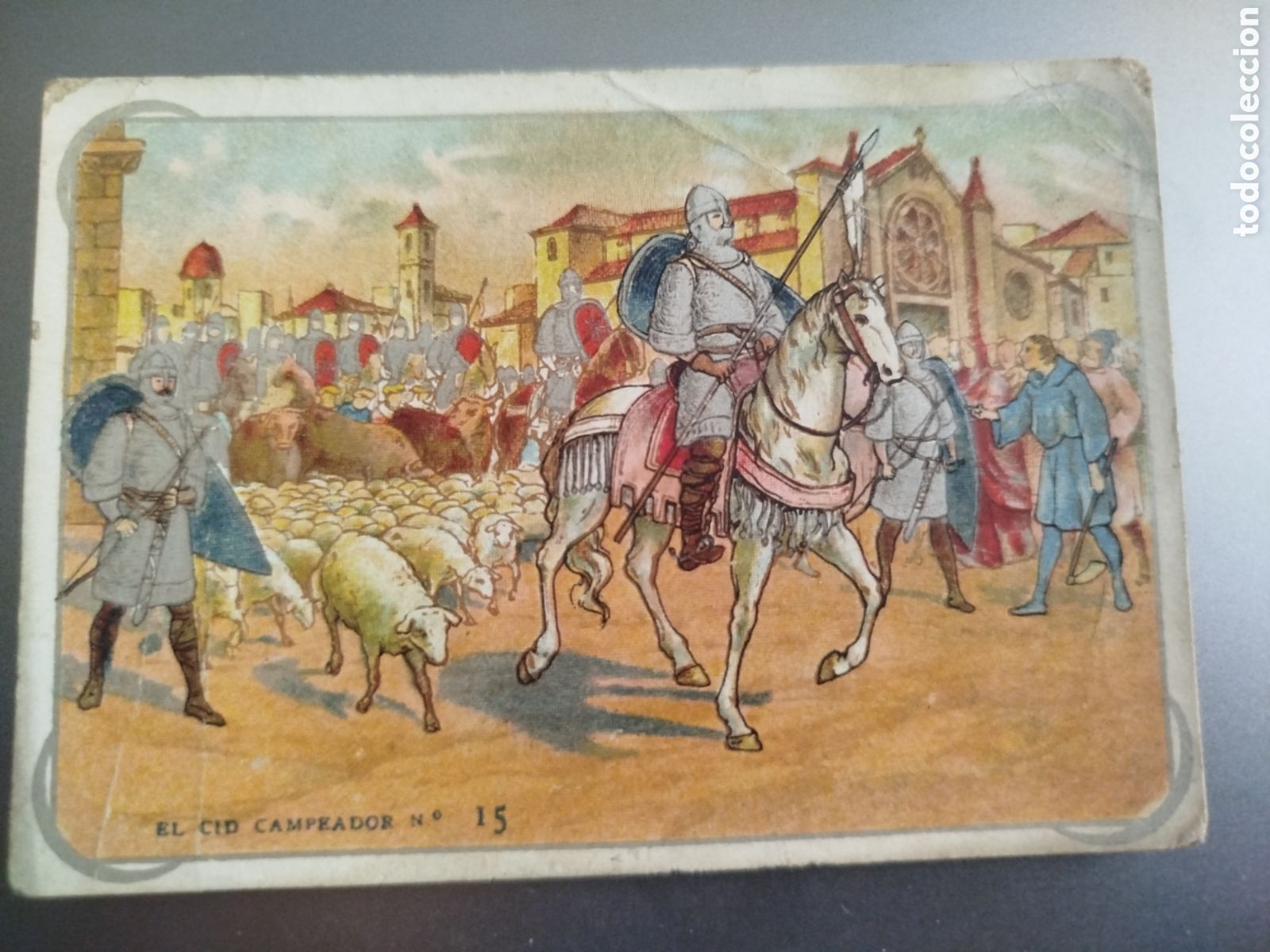 Coleccionismo cromos antiguos: El Cid Campeador, n&uacute;m. 15, Chocolate Barons y Artigas