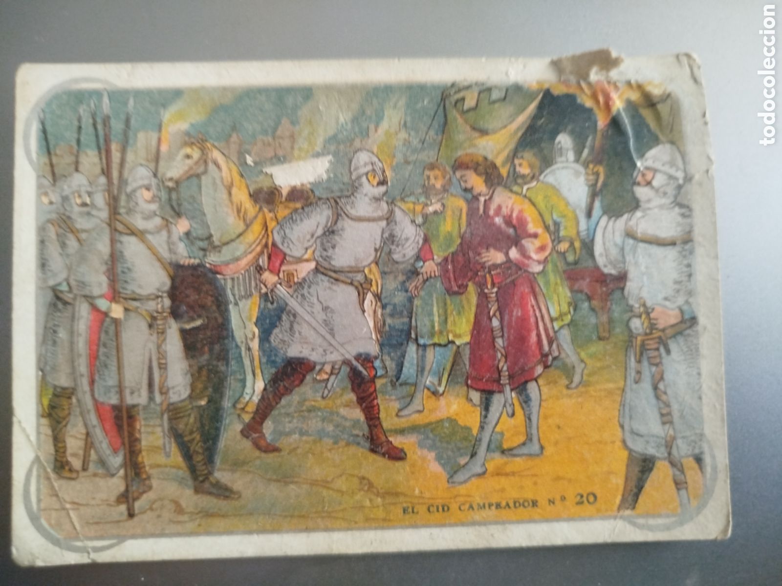 Coleccionismo cromos antiguos: El Cid Campeador, n&uacute;m. 20, Chocolate Barons y Artigas