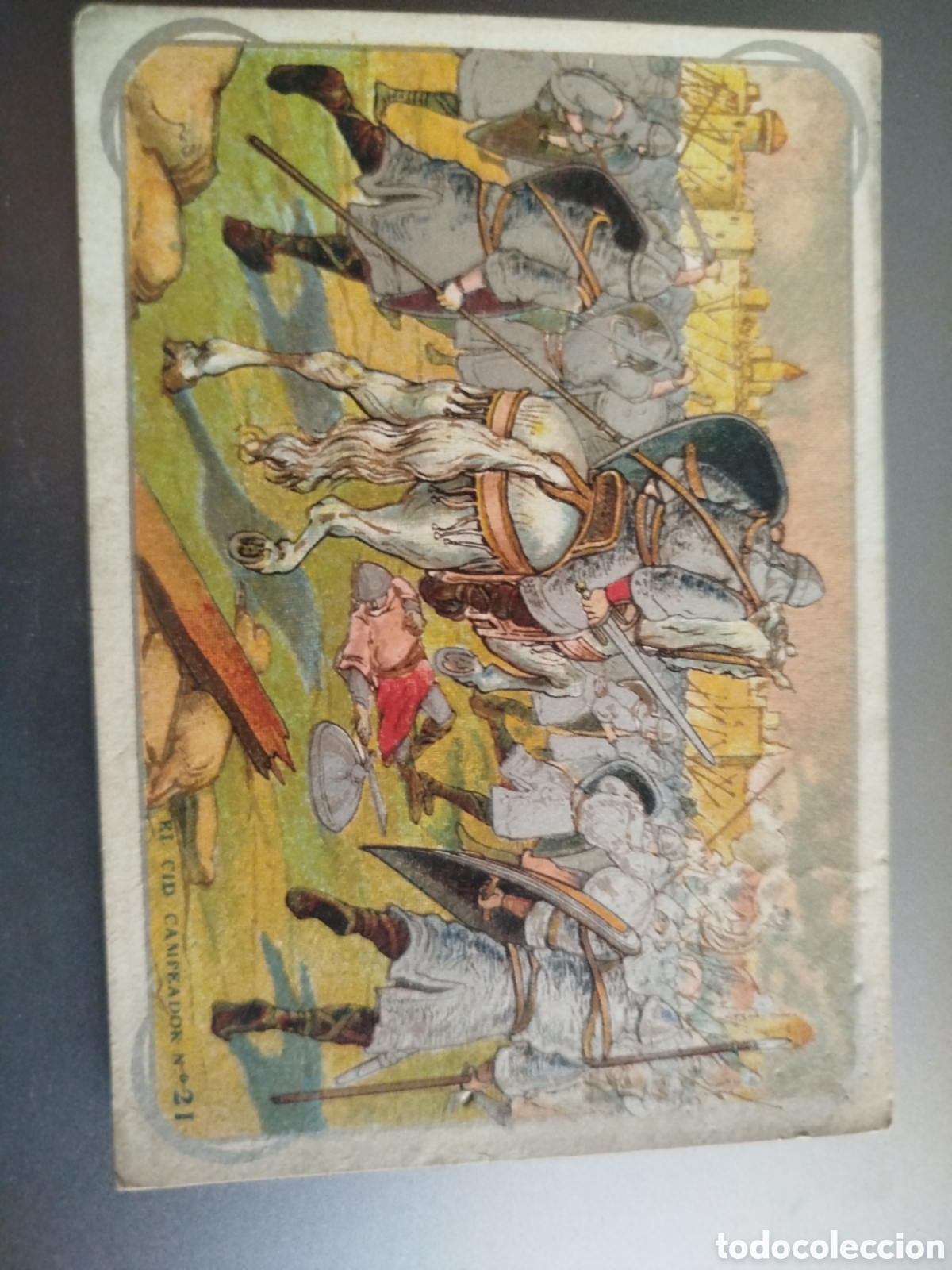Coleccionismo cromos antiguos: El Cid Campeador, n&uacute;m. 21, Chocolate Barons y Artigas