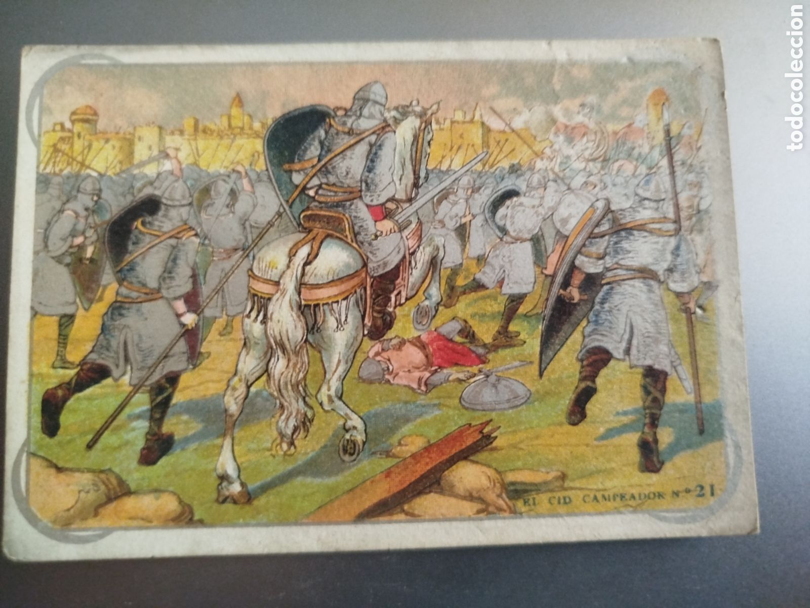 Coleccionismo cromos antiguos: El Cid Campeador, n&uacute;m. 21, Chocolate Barons y Artigas
