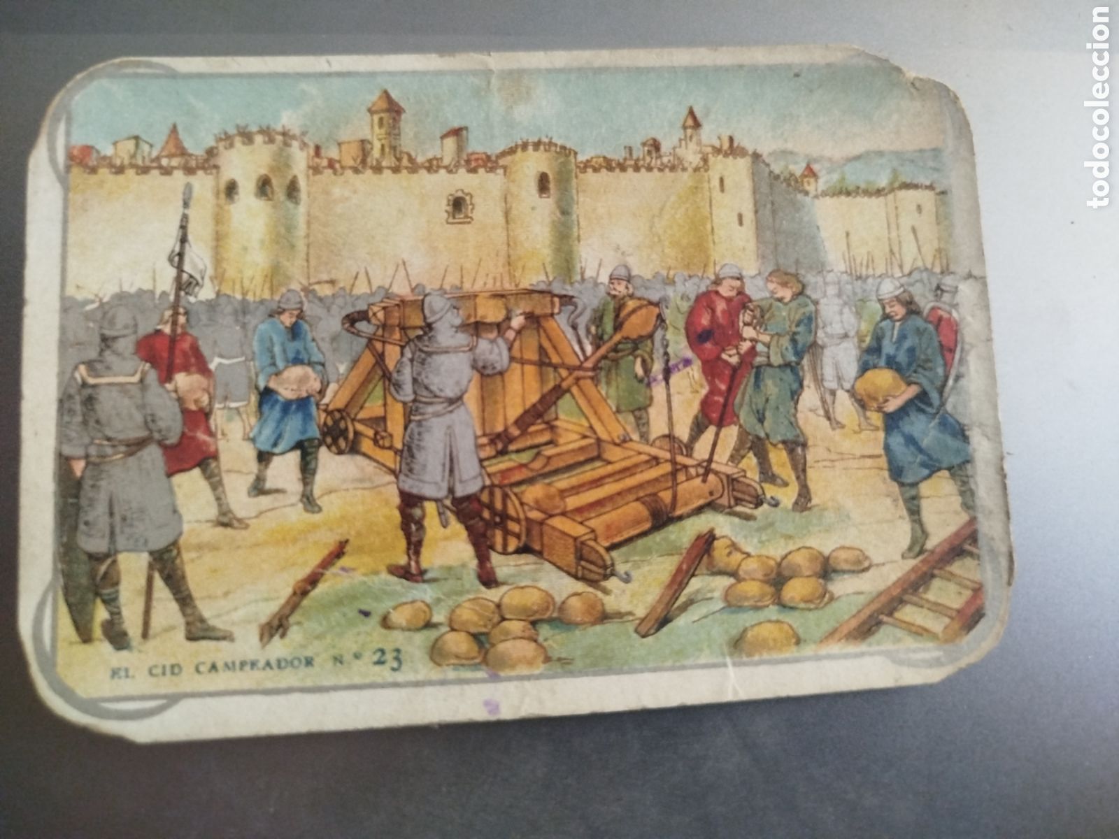 Coleccionismo cromos antiguos: El Cid Campeador, n&uacute;m. 23, Chocolate Barons y Artigas