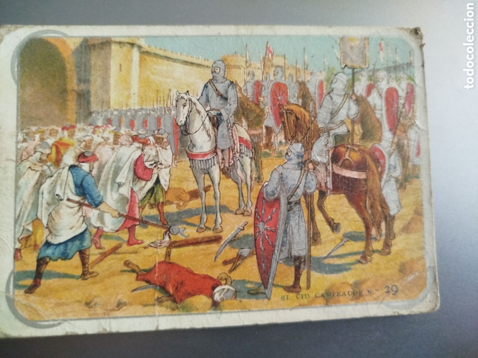 Coleccionismo cromos antiguos: El Cid Campeador, n&uacute;m. 29, Chocolate Barons y Artigas