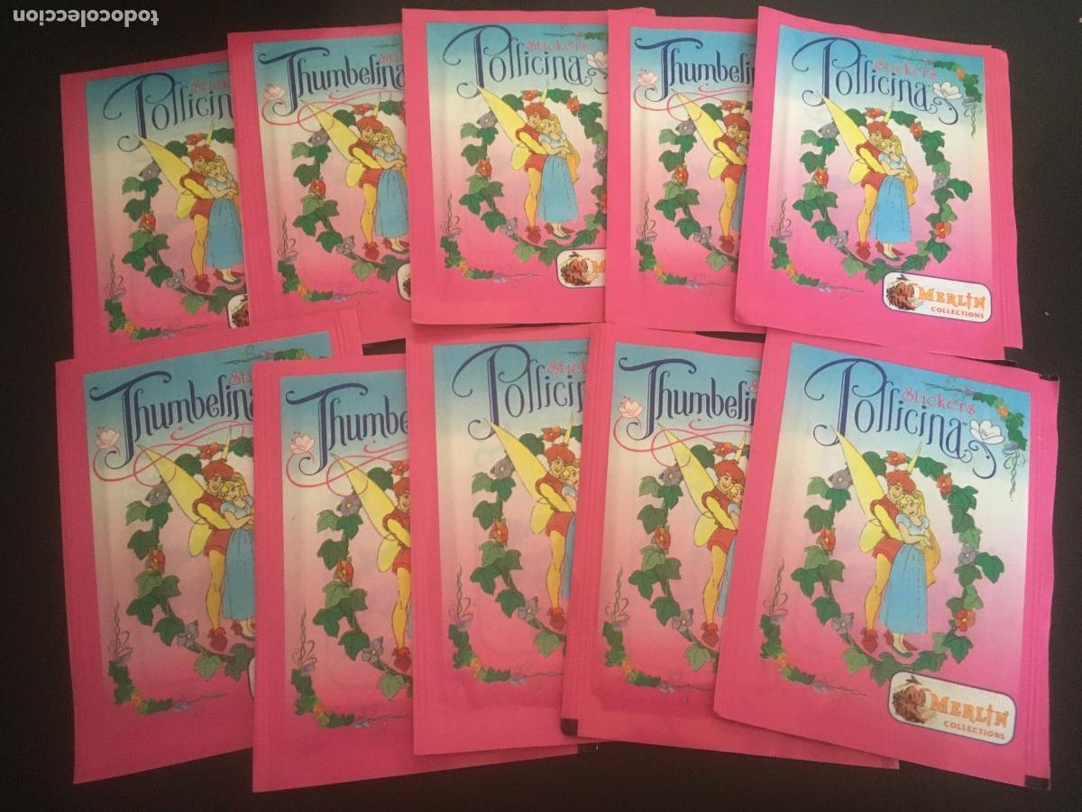 Sammeln alte Sammelbilder: pulgarcita lote 10 sobres de cromos sin abrir cerrados