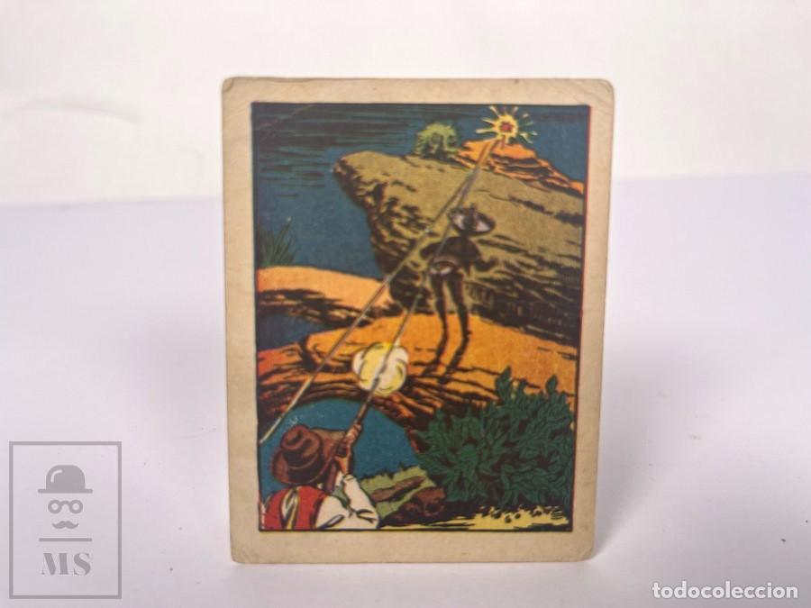 Coleccionismo cromos antiguos: Cromo - El Coyote - Acorralado - N&ordm; 34 - Sin Pegar