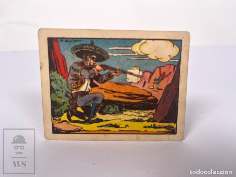 Coleccionismo cromos antiguos: Cromo - El Coyote - Acorralado - N&ordm; 42 - Sin Pegar
