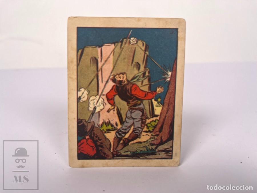 Coleccionismo cromos antiguos: Cromo - El Coyote - Acorralado - N&ordm; 54 - Sin Pegar
