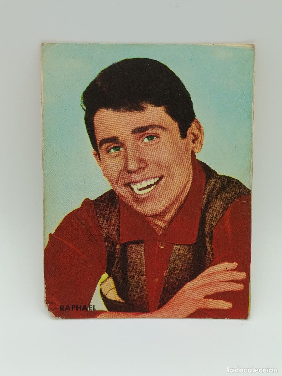Coleccionismo cromos antiguos: FOTO CROMO ANTIGUO CARTON 7,5CM X 10,5 CM APROXIMADAMENTE. A&Ntilde;OS 60. RAPHAEL. PY