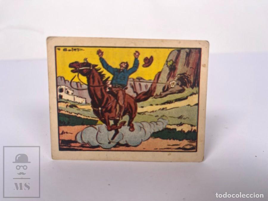 Coleccionismo cromos antiguos: Cromo - El Coyote - Acorralado - N&ordm; 62 - Sin Pegar