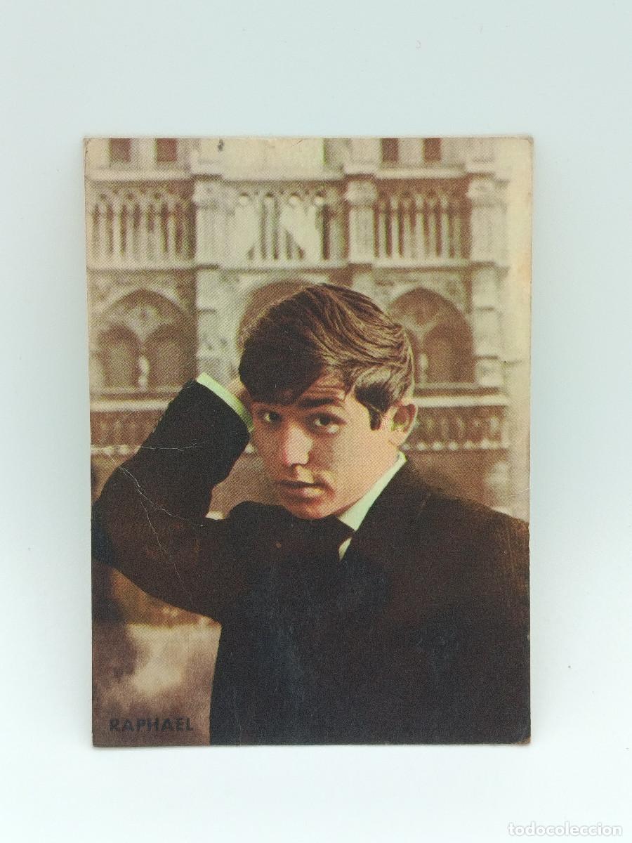 Coleccionismo cromos antiguos: FOTO CROMO ANTIGUO CARTON 7,5CM X 10,5 CM APROXIMADAMENTE. A&Ntilde;OS 60. RAPHAEL. PY
