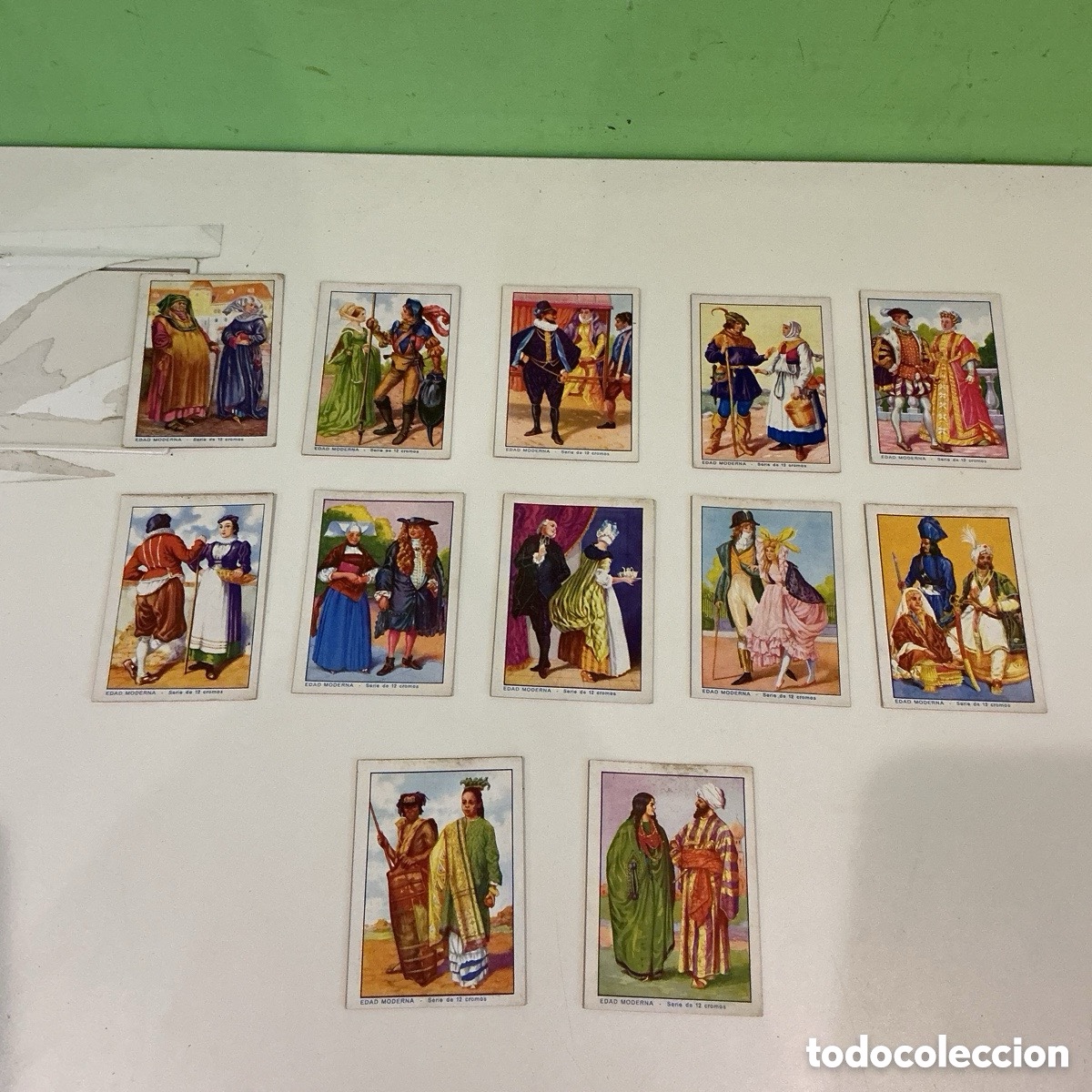 Sammeln alte Sammelbilder: Lote 12 cromos antiguos El Traje a Trav&eacute;s de los Siglos Juncosa a&ntilde;os 1940