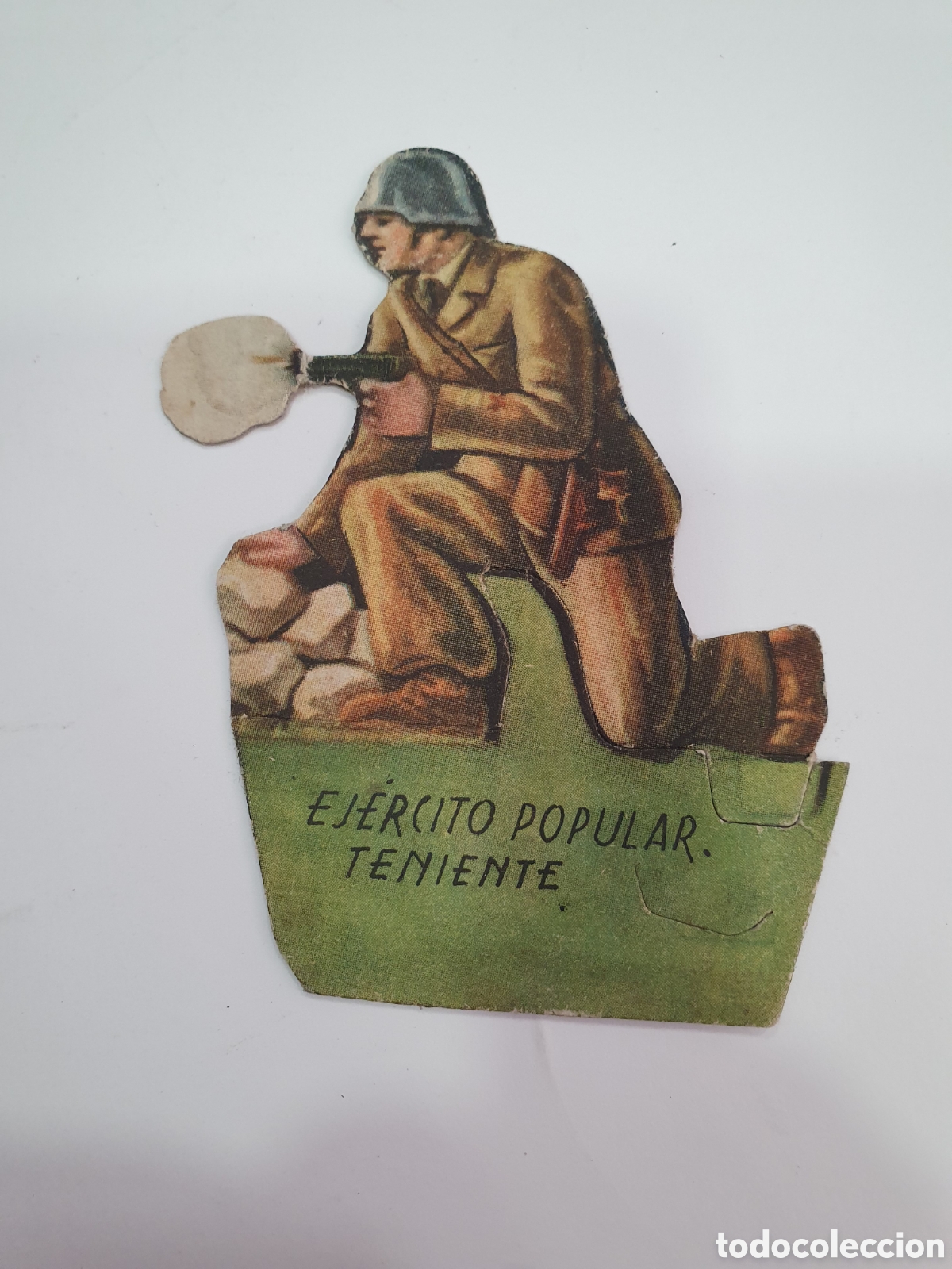 Colecionismo Cromos antigos: Cromo Guerra Civil. Ej&eacute;rcito Popular. Teniente. (L120)