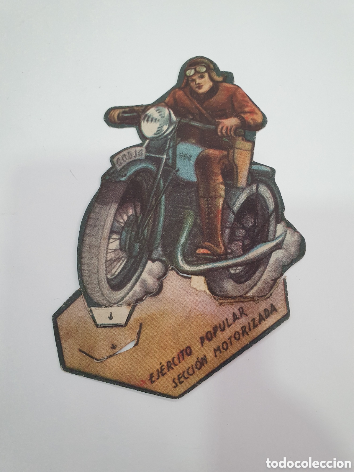 Sammeln alte Sammelbilder: Cromo Guerra Civil. Ej&eacute;rcito Popular. Secci&oacute;n Motorizada. (L120)